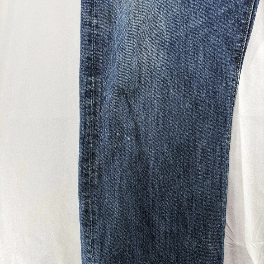 VTG Levi's 501 Button Fly Straight Men's Jeans 40x30 (Fits 38x29) Distressed YKK